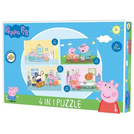 Peppa Pig Heim Puzzle 4-in-1 Produktfoto