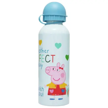 Peppa Pig Perfect Day Aluminium Wasserflasche mit Trinktülle 500 ml Produktfoto