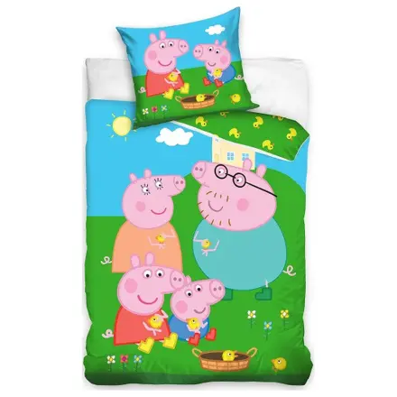 Peppa Pig Piggy Family Bettbezug Produktfoto