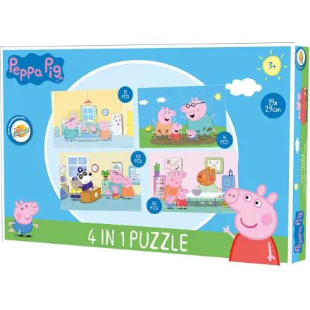Peppa Pig 4-in-1 Puzzle Produktfoto