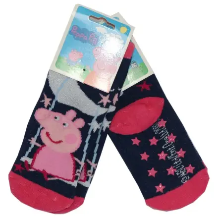 Peppa Pig Schaukel Kinder Dicke rutschfeste Socken 31/34 Produktfoto