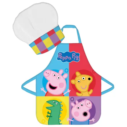 Peppa Pig Team Kinder Schürzen 2-teiliges Set Produktfoto