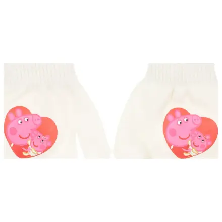 Peppa Pig White Heart Kinderhandschuhe Produktfoto