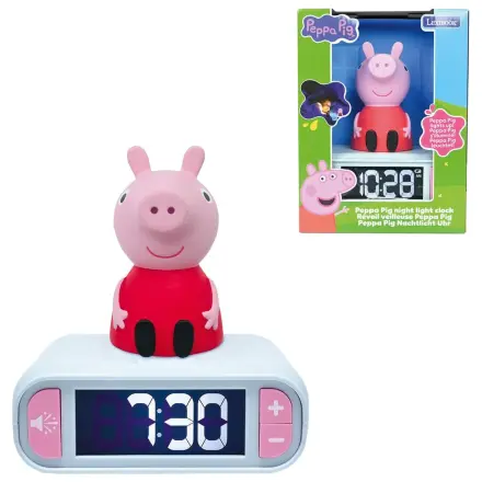 Peppa Pig Digitale Weckeruhr mit 3D-Nachtlicht Produktfoto