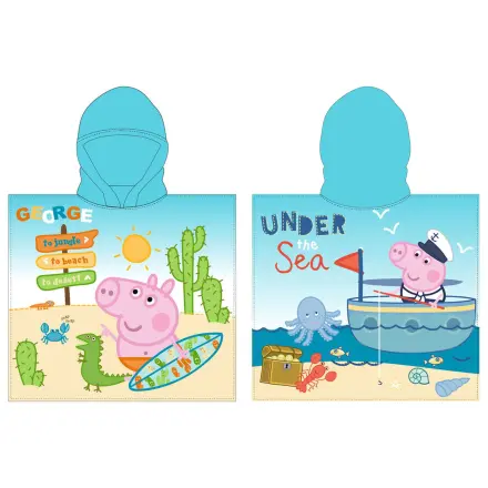Peppa Pig George Mikrofaser-Poncho-Handtuch Produktfoto
