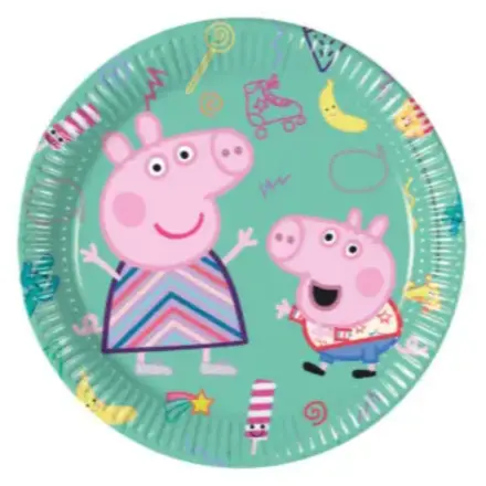 Peppa Pig Next Generation, Peppa Pig Pappteller 8 Stück 20 cm FSC Produktfoto