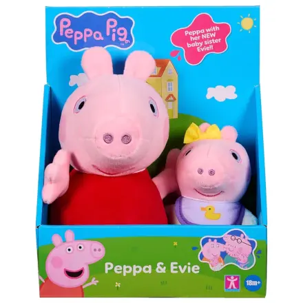 Peppa Pig Plüschfiguren 2er Pack Produktfoto