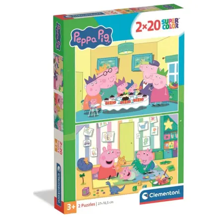 Peppa Pig Puzzle 2 x 20 Teile Produktfoto