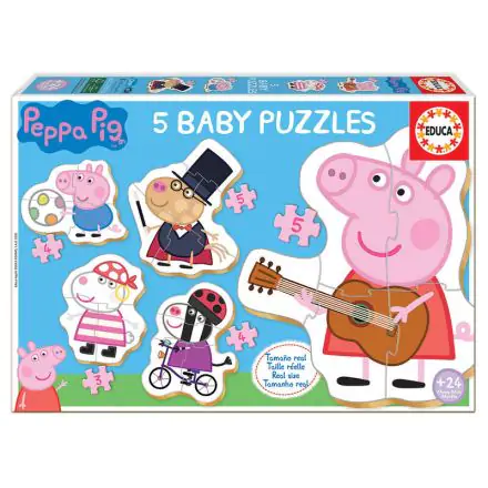 Peppa Pig Puzzle 3-5St Produktfoto