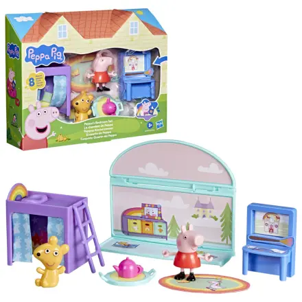 Peppa Pig's Schlafzimmer Set Spielset Produktfoto