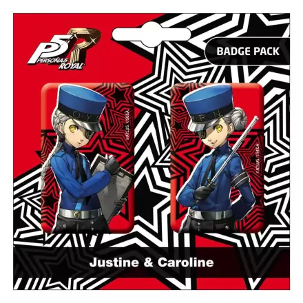 Persona 5 Royal Ansteck-Buttons Doppelpack Justine & Caroline termékfotója