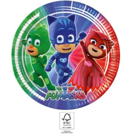 PJ Masks Papierteller 8 Stück 23 cm FSC Produktfoto