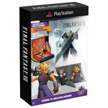 PlayStation Final Fantasy VII Burning at Nibelheim Diorama - Diorama Produktfoto