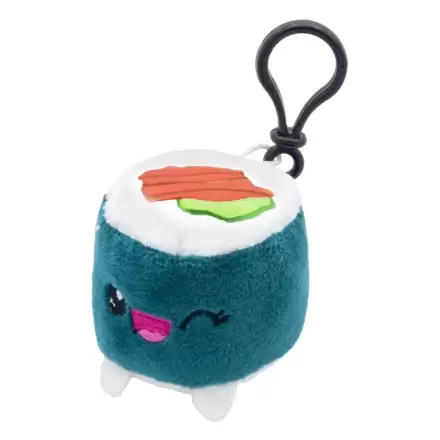 Plushi Plüschfigur mit Schlüsselanhänger Maki Sushi mit Lachs 7 cm termékfotója