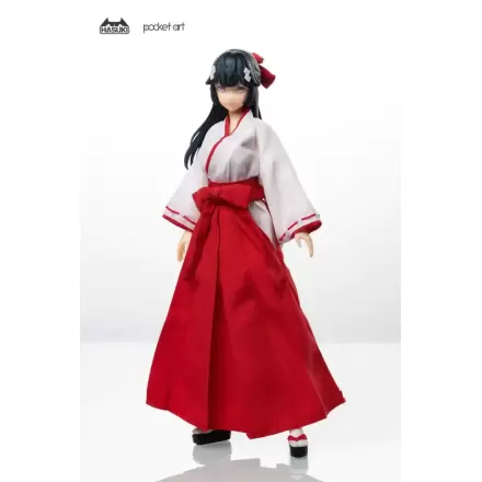 Pocket Art Actionfigur 1/12 PA005 Exorcism Shrine Maiden Tsubaki 15 cm Produktfoto