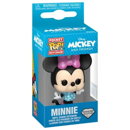 Pocket Funko POP Schlüsselanhänger Disney Mickey and Friends Minnie Produktfoto