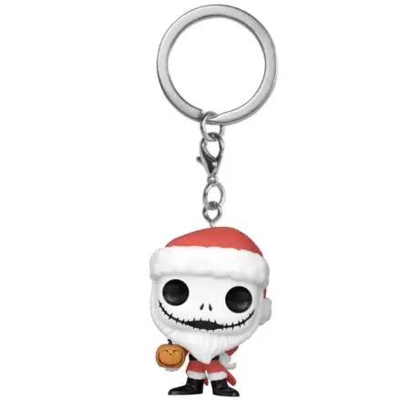 Pocket Funko POP Schlüsselanhänger Disney Nightmare Before Christmas Santa Jack Exclusive termékfotója