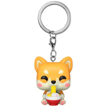 Pocket Funko POP Schlüsselanhänger Kawaii Foodies Ramen Shiba Produktfoto