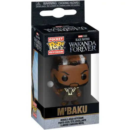 Pocket POP Schlüsselanhänger Marvel Black Panther Wakanda Forever M Baku termékfotója