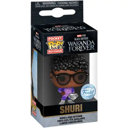 Pocket POP Schlüsselanhänger Marvel Black Panther Wakanda Forever Shuri Exclusive Produktfoto