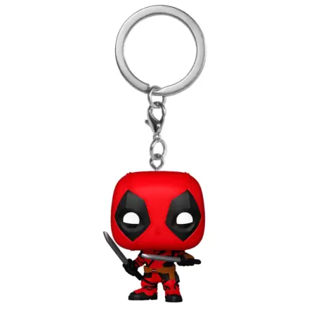 Pocket Funko POP Schlüsselanhänger Marvel Deadpool & Wolverine Deadpool termékfotója