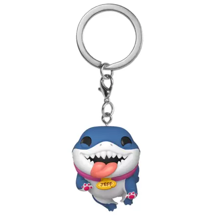 Pocket Funko POP Schlüsselanhänger Marvel Rivals Jeff the Land Shark Produktfoto