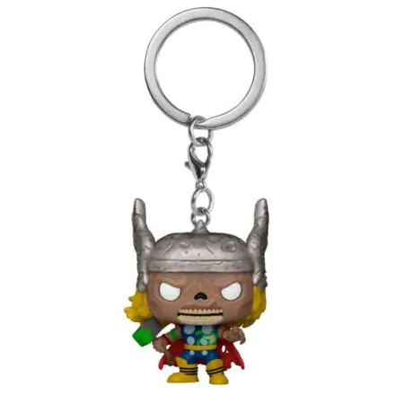Marvel Zombies Pocket POP! Vinyl Schlüsselanhängers 4 cm Thor Display (12) Produktfoto