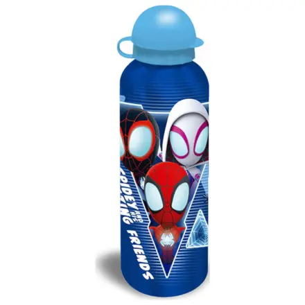 Spider-Man Blue Web Aluminium Trinkflasche mit Schnabelkappe 500 ml Produktfoto