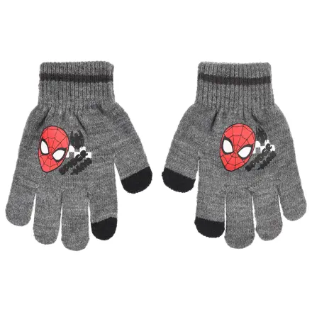 Spider-Man Grey Touchscreen Kinderhandschuhe Produktfoto