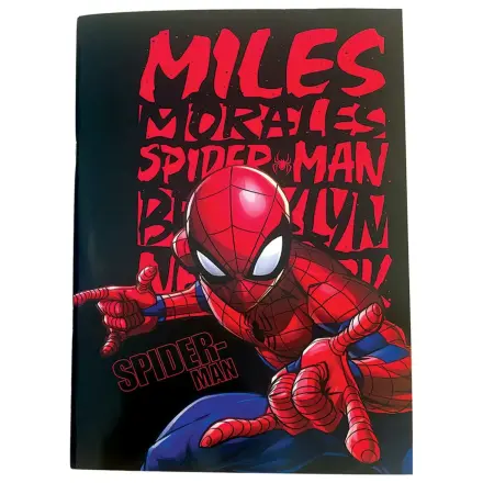 Spider-Man Miles Morales B5 liniertes Notizbuch 40 Seiten Produktfoto