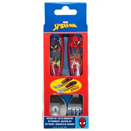 Spider-Man Moving Target Metall Ergo Besteck Set - 2 Teile Produktfoto
