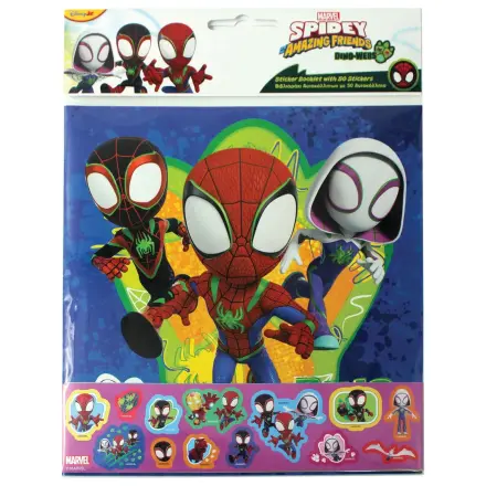 Spider-Man Spidey Dino-Webs Sticker Album mit 50 Aufklebern Produktfoto