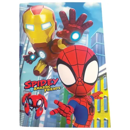 Spider-Man Spidey Friends B/5 liniertes Notizbuch 40 Blatt Produktfoto
