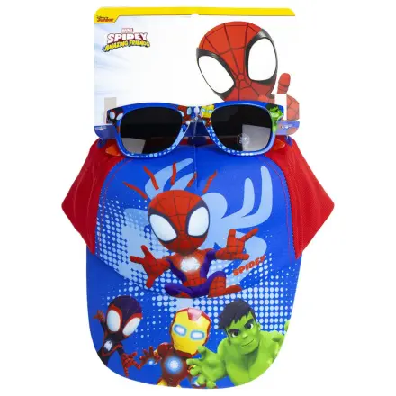 Spider-Man Spidey & Friends Sonnenbrillen und Baseballkappen Set Produktfoto