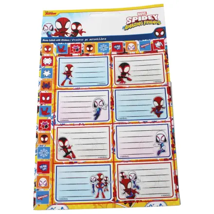 Spider-Man Spidey Notizbuch-Etikett mit Sticker 16 Stk. Produktfoto