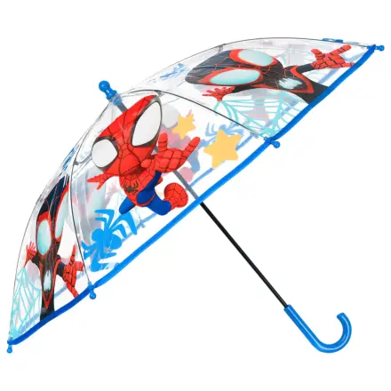 Spider-Man Spidey Hero Kinder Transparenter Regenschirm Produktfoto