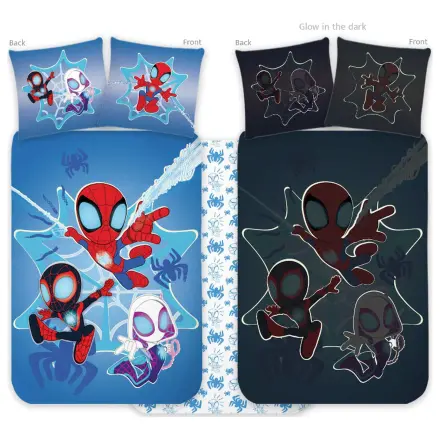 Spider-Man Spidey Glow in the Dark Kleinkind Bettbezug Produktfoto