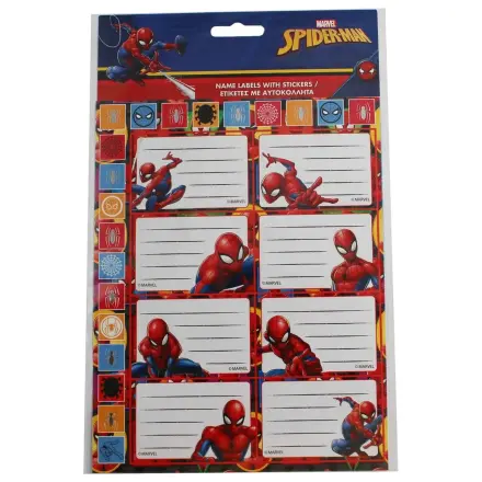 Spider-Man Wand-Notizbuch-Etikett mit Aufkleber 16 Stück Produktfoto