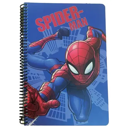 Spider-Man Web Head B/5 liniertes Spiralheft 70 Blatt Produktfoto