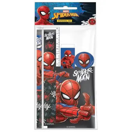 Spider-Man Web Head Schreibwaren Set 5 tlg Produktfoto
