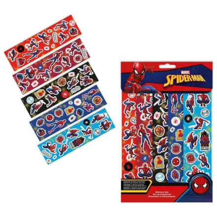 Spider-Man Web Sticker Set 5 Blatt Produktfoto