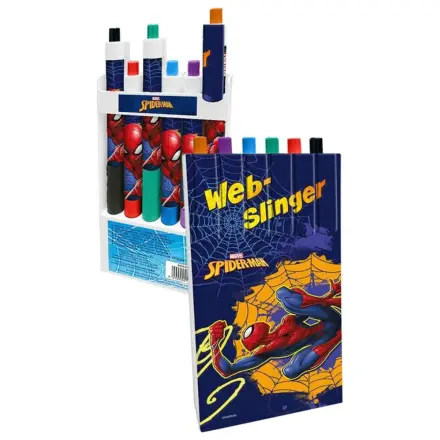 Spider-Man Web-Slinger Colored Stift Set 6-teilig Produktfoto