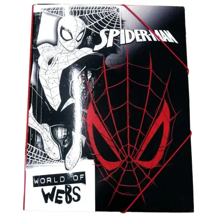 Spider-Man World of Webs A/4 Gummibandmappe Produktfoto