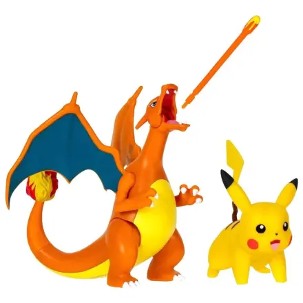 Pokémon Figur 2er-Pack Charizard 11 cm & Pikachu 5 cm Produktfoto