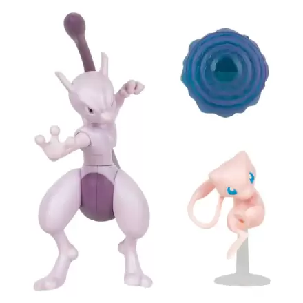 Pokémon Figur 2er-Pack Mewtwo 10 cm & Mew 5 cm Produktfoto