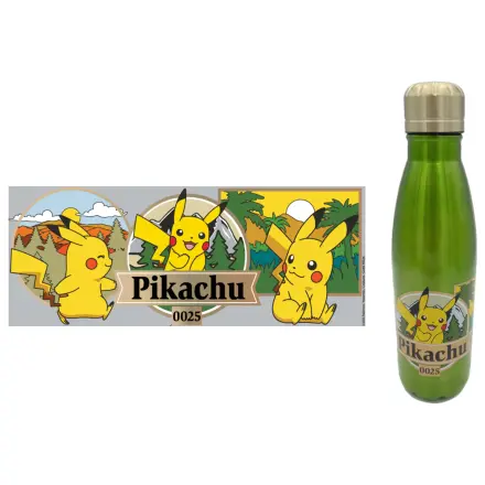 Pokémon A Wild Pikachu Edelstahlflasche Produktfoto