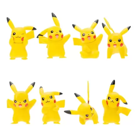 Pokémon Battle Feature Vinylfiguren 8er-Pack Pikachu 5 cm Produktfoto