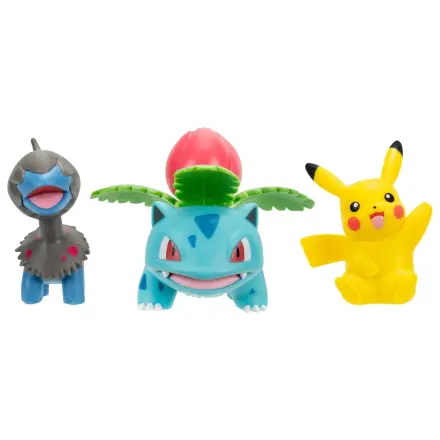 Pokémon Battle Figure Set Actionfiguren Pikachu, Deino & Ivysaur (3er-Pack) Produktfoto