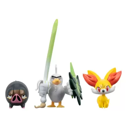 Pokémon Battle Figure Set Figuren 3er-Pack Fynx, Ferkuli, Lauchzelot 5 cm Produktfoto