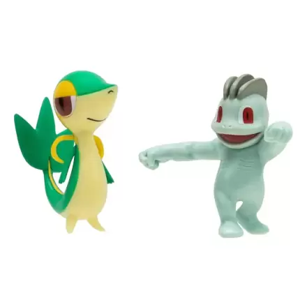 Pokémon Battle Figure Set Figure 2-Pack Machop, Snivy Produktfoto